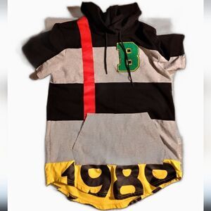 Black Pyramid Men short sleeve hoodie